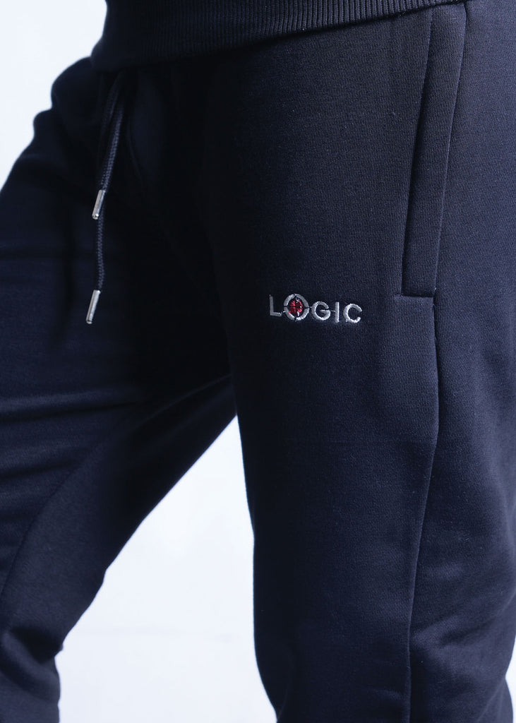 Black Trouser - Embroidered logo