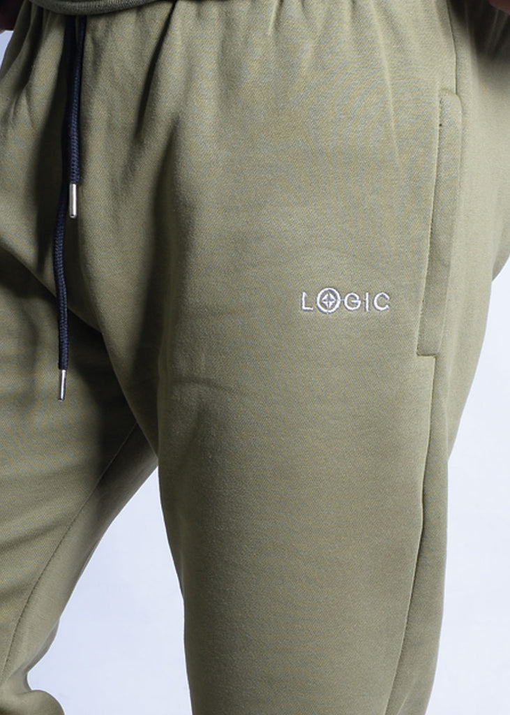 Olive Trouser - Embroidered logo