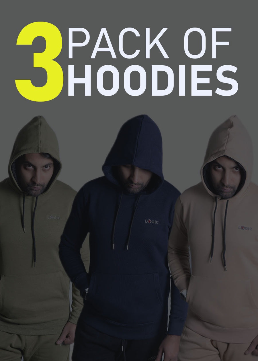 Pack of Three Hoodies