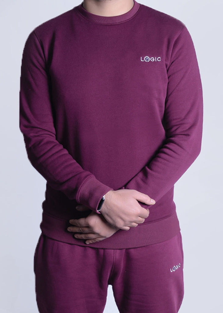 MAROON COZY DUO - SWEAT SHIRT - TROUSER